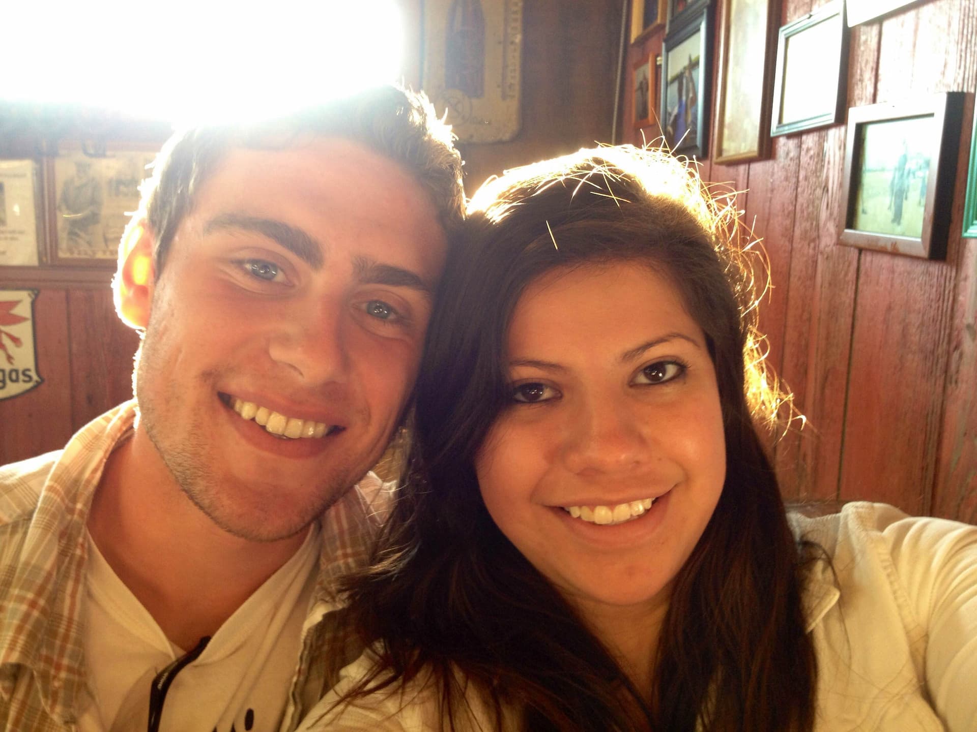 Jon and Maria LeRoux taking a selfie